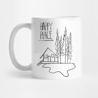 Happy Place: Lake Cabin Mug